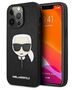 Original Case IPHONE 13 PRO Karl Lagerfeld Hardcase Saffiano Ikonik Karl's Head (KLHCP13LSAKHBK) black 3666339027636