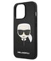 Original Case IPHONE 13 PRO Karl Lagerfeld Hardcase Saffiano Ikonik Karl's Head (KLHCP13LSAKHBK) black 3666339027636