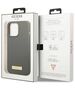 Original Case IPHONE 13 PRO Guess Hard Case Silicone Logo Plate MagSafe (GUHMP13LSPLG) gray 3666339056919