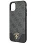 Original Case IPHONE 11 Guess Hardcase 4G Triangle Collection GUHCN61PU4GHBK gray 3666339016272