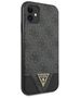 Original Case IPHONE 11 Guess Hardcase 4G Triangle Collection GUHCN61PU4GHBK gray 3666339016272