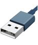 USB cable 3in1 Baseus Superior Series, USB to micro USB / USB-C / Lightning, 3.5A, 1.2m (blue) 6953156205543