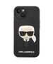 Original Case IPHONE 14 PLUS Karl Lagerfeld Harcase Silicone Karl's Head Magsafe (KLHMP14MSLKHBK) black 3666339078003