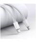 USB-C to Lightning Baseus High Density Braided Cable, 20W, PD, 2m (white) 6953156231955