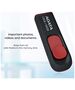 Adata Memory Stick 16GB - Adata C008 (AC008-16G-RKD) - Black 4718050609604 έως 12 άτοκες Δόσεις