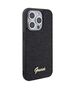 Original Case APPLE IPHONE 15 PRO Guess Hardcase Disco Metal Script (GUHCP15LPMSDGSK) black 3666339173456