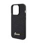 Original Case APPLE IPHONE 15 PRO Guess Hardcase Disco Metal Script (GUHCP15LPMSDGSK) black 3666339173456