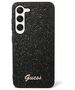 Original Case SAMSUNG GALAXY S24 Guess Hardcase Glitter Script (GUHCS24SHGGSHK) black 3666339241308