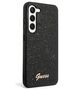 Original Case SAMSUNG GALAXY S24 Guess Hardcase Glitter Script (GUHCS24SHGGSHK) black 3666339241308