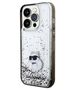 Original Case IPHONE 14 PRO MAX Karl Lagerfeld Hardcase Liquid Glitter Choupette (KLHCP14XLKCNSK) transparent 3666339164188