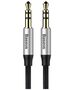 Baseus Yiven Audio Cable mini jack 3,5mm AUX, 1m (Black+Silver) 6953156257184