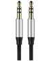 Baseus Yiven Audio Cable mini jack 3,5mm AUX, 1m (Black+Silver) 6953156257184