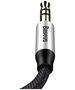 Baseus Yiven Audio Cable mini jack 3,5mm AUX, 1m (Black+Silver) 6953156257184