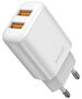 Wall Charger 2x USB 2.4A + Cable USB - micro USB Jellico EU02 white 6974929203238