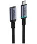 Baseus High Definition extension cable USB-C Male to Female 10Gbps, 1m (black) 6932172636913