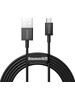 Baseus Superior Series Cable USB to micro USB, 2A, 2m (black) 6953156208483