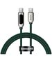 Baseus Display Cable USB-C to USB-C 100W 1m (green) 6953156206588