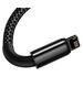 Baseus Tungsten Gold Cable USB to iP 2.4A 1m (black) 6953156204959