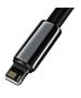 Baseus Tungsten Gold Cable USB to iP 2.4A 1m (black) 6953156204959