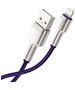 USB cable for Lightning Baseus Cafule, 2.4A, 1m (purple) 6953156202269