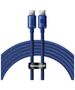 Baseus Crystal Shine cable USB-C to USB-C, 100W, 2m (blue) 6932172602901