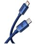 Baseus Crystal Shine cable USB-C to USB-C, 100W, 2m (blue) 6932172602901