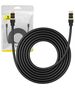 Network cable cat.8 Baseus Ethernet RJ45, 40Gbps, 5m (black) 6932172646714