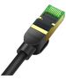 Braided network cable cat.8 Baseus Ethernet RJ45, 40Gbps, 5m (black) 6932172646813