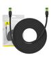 Braided network cable cat.8 Baseus Ethernet RJ45, 40Gbps, 8m (black) 6932172646820