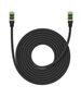 Braided network cable cat.8 Baseus Ethernet RJ45, 40Gbps, 8m (black) 6932172646820