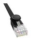 Flat Cable Baseus Ethernet RJ45, Cat.6, 12m (black) 6932172637101