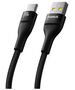 Cable USB to USB-C Baseus Flash 2 100W, 2m (Black) 6932172657529