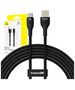 Cable USB to USB-C Baseus Flash 2 100W, 2m (Black) 6932172657529