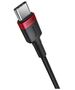 Cable Baseus Cafule USB-C do USB-C 100W, 2m, 2-Pack (Red-Black, Gray-Black) 6932172657444