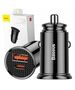 Baseus Circular Car Charger PD QC4.0+ 5A 30W (black) 6953156286535