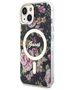 Original Case IPHONE 14 Guess Hardcase Flower MagSafe (Guhmp14shcfwsk) black 3666339115517