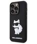 Original Case IPHONE 14 PRO Karl Lagerfeld Hardcase Rubber Choupette 3D (KLHCP14L3DRKHNK) black 3666339122683