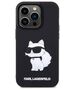 Original Case IPHONE 14 PRO Karl Lagerfeld Hardcase Rubber Choupette 3D (KLHCP14L3DRKHNK) black 3666339122683