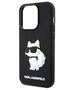 Original Case IPHONE 14 PRO Karl Lagerfeld Hardcase Rubber Choupette 3D (KLHCP14L3DRKHNK) black 3666339122683