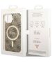 Original Case IPHONE 14 Guess Hardcase 4G Printed Stripe MagSafe (GUHMP14SP4RPSW) brown 3666339119775