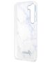 Original Case SAMSUNG GALAXY S23 Guess Hardcase Marble (GUHCS23SPCUMAH) white 3666339117405