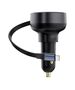 Car Charger Baseus Enjoyment Pro with cable USB-C, 60W (Black) 6932172641658