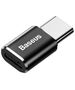 Baseus Baseus - OTG Adapter (CAMOTG-01) - Micro-USB Female to Type-C Male - Black 6953156263529 έως 12 άτοκες Δόσεις