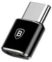 Baseus Baseus - OTG Adapter (CAMOTG-01) - Micro-USB Female to Type-C Male - Black 6953156263529 έως 12 άτοκες Δόσεις