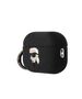 Case APPLE AIRPODS PRO 2 Karl Lagerfeld Silicone Karl Head 3D black 3666339099237