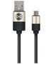 Forever Modern cable USB - microUSB 1,0 m 2A black 5900495621405