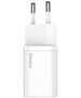 Baseus wall charger Super Si PD 20W 1x USB-C white + USB-C - Lightning cable 6953156230064