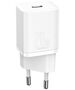 Baseus wall charger Super Si PD 20W 1x USB-C white + USB-C - Lightning cable 6953156230064