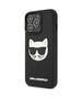 Original Case IPHONE 13 PRO MAX Karl Lagerfeld Hardcase 3D Rubber Choupette (KLHCP13XCH3DBK) black 3666339028169