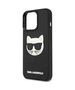 Original Case IPHONE 13 PRO MAX Karl Lagerfeld Hardcase 3D Rubber Choupette (KLHCP13XCH3DBK) black 3666339028169